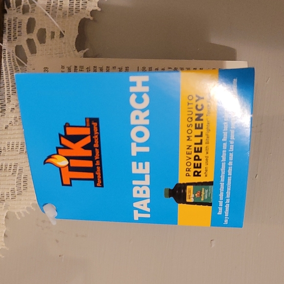 NWT Pair of Tiki Glass Votive Table Torches - Picture 5 of 13